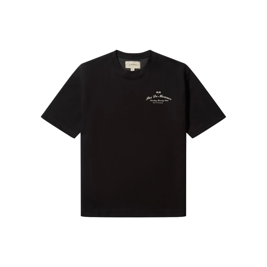 PAS DE MONACO| SLANTED TEE BLACK