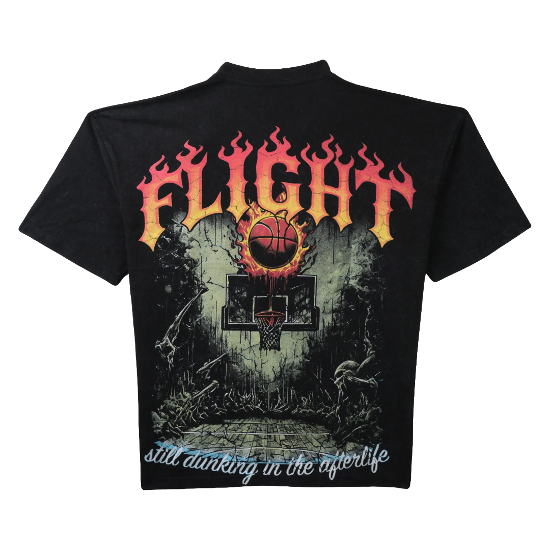 FWRD| KIDS SKELETON BASKETBALL TEE BLACK