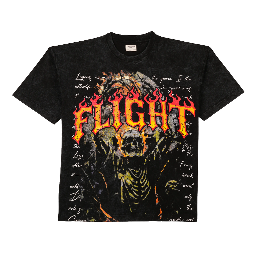 FWRD| KIDS SKELETON BASKETBALL TEE BLACK