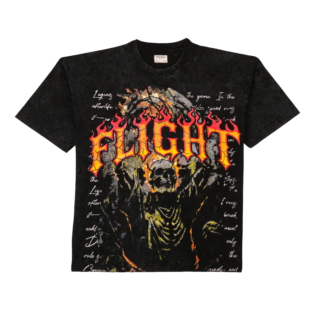 FWRD| KIDS SKELETON BASKETBALL TEE BLACK