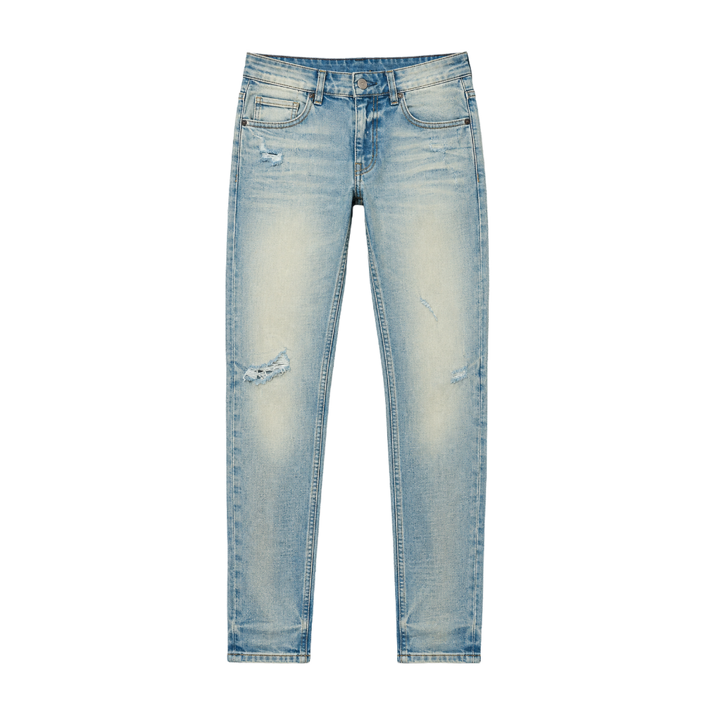 ROAR DENIM| FROST DISTRESSED DENIM LIGHT WASH