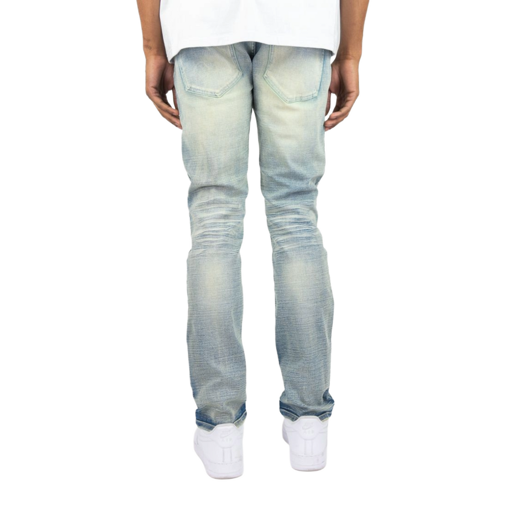ROAR DENIM| FROST DISTRESSED DENIM LIGHT WASH