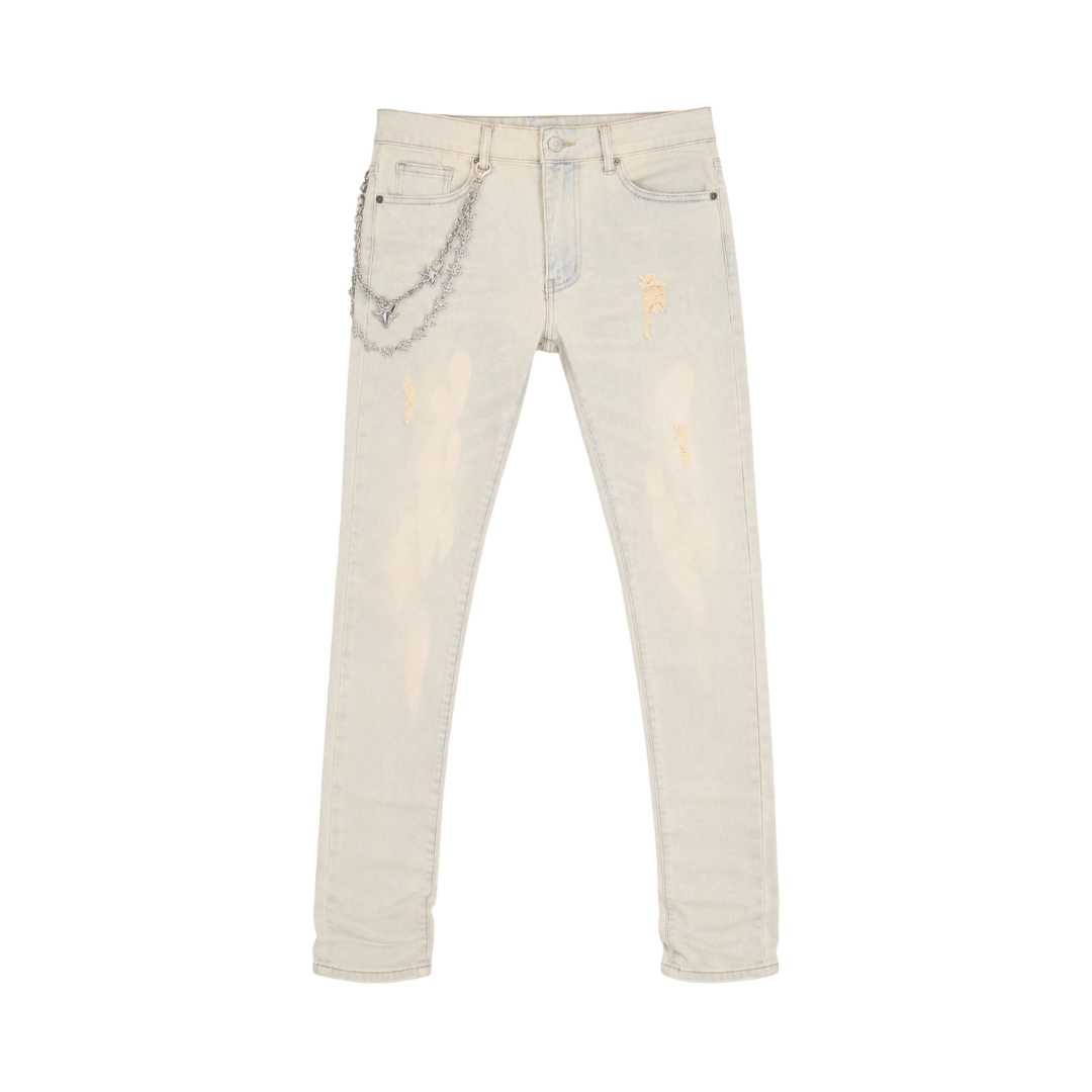 MELEE| TOPEKA JEANS LIGHT STONE