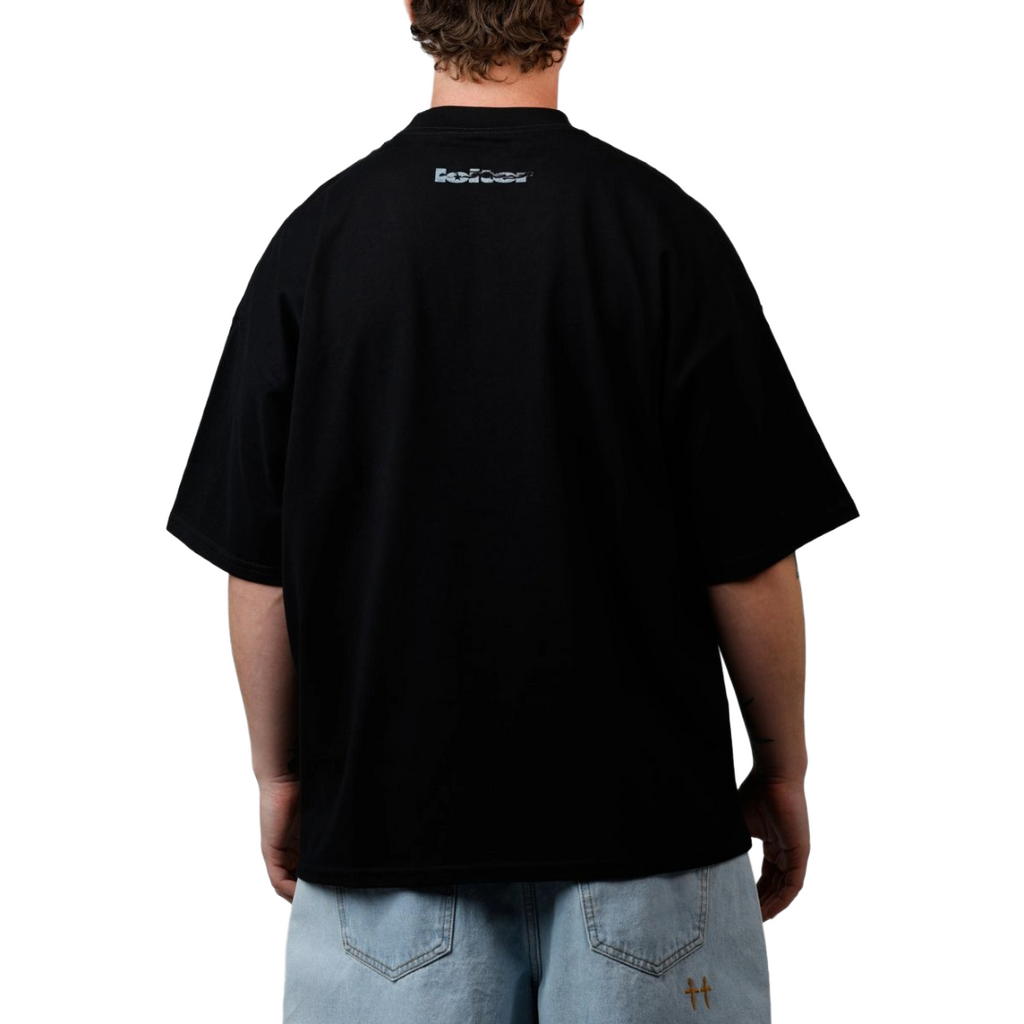 LOITER| AFTERIMAGE TEE BLACK