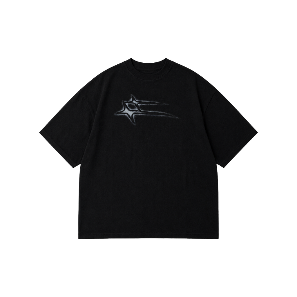 LOITER| AFTERIMAGE TEE BLACK