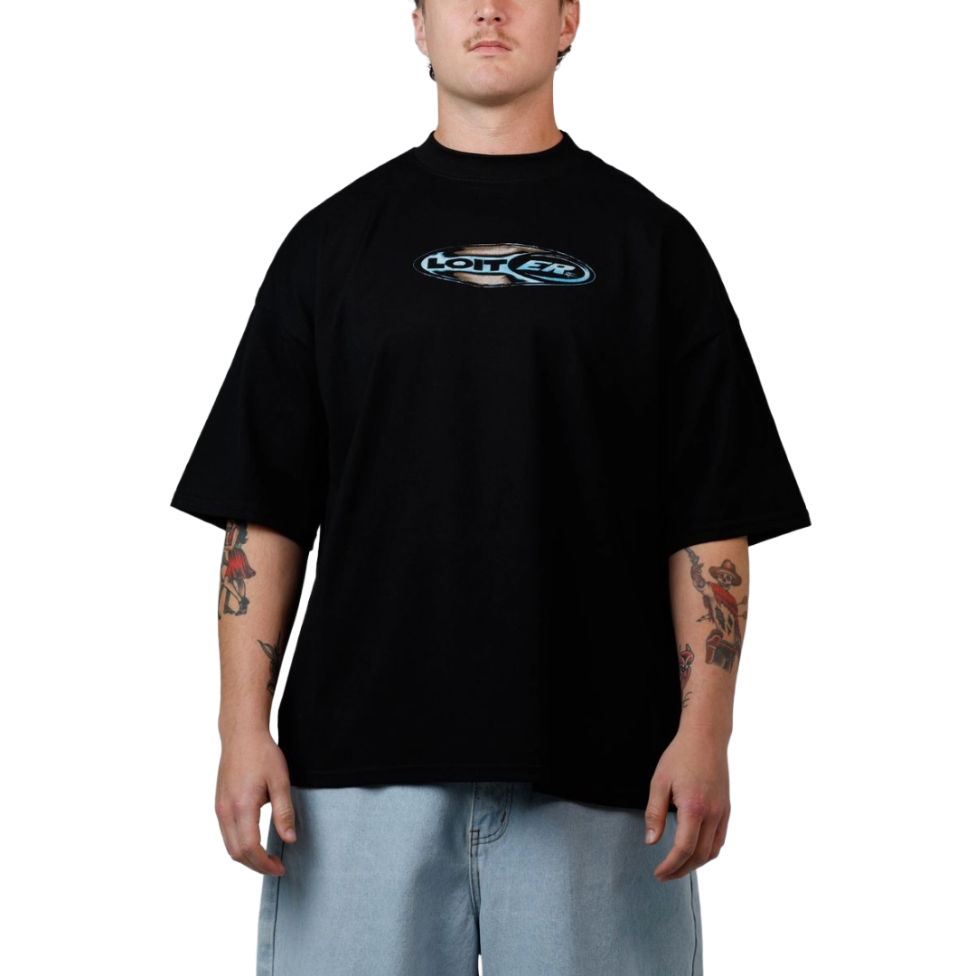 LOITER| SPEEDFORM TEE BLACK