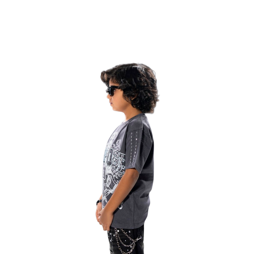 ELITE| KIDS PURPOSE GREY TEE