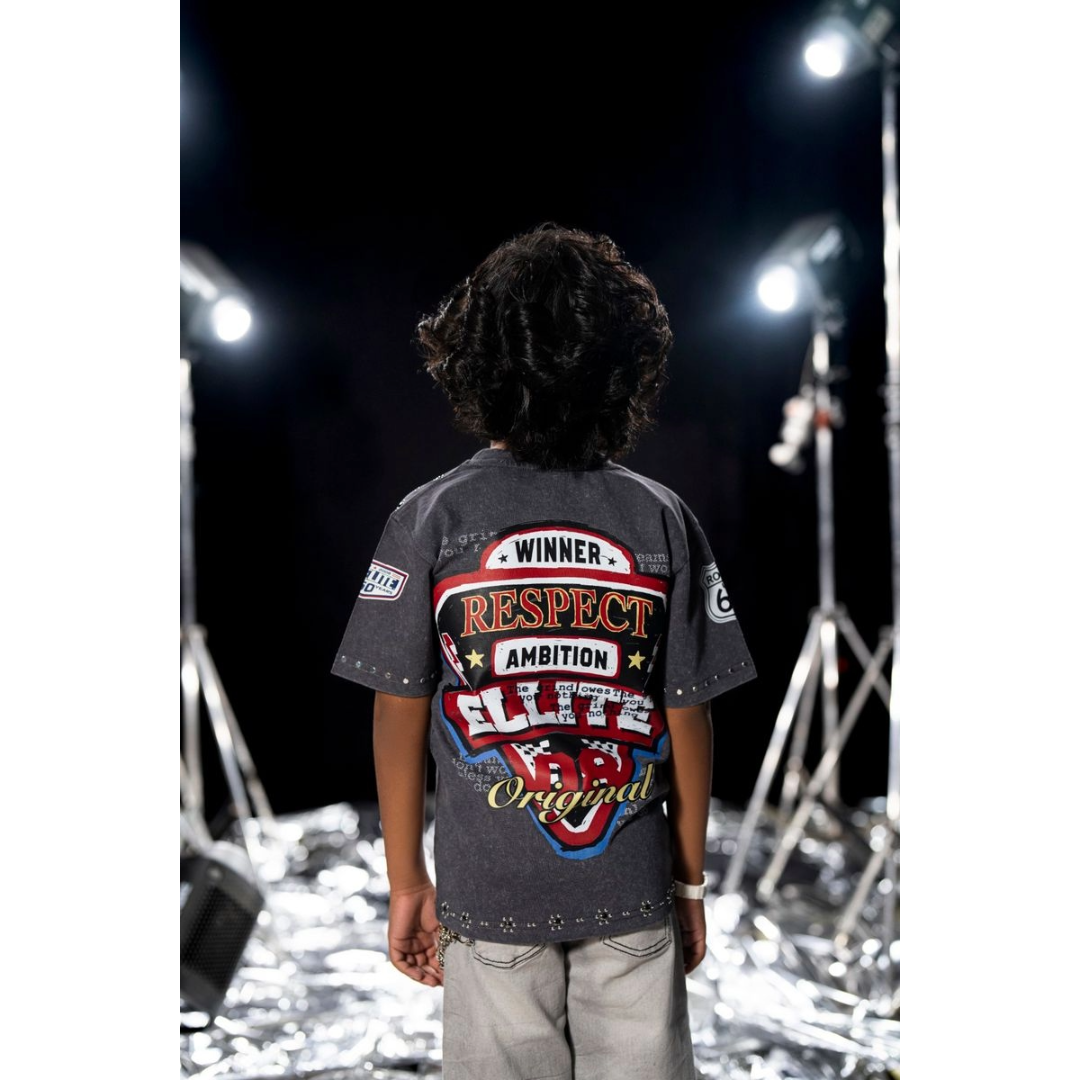 ELITE| KIDS GRIND IN SILENCE TEE