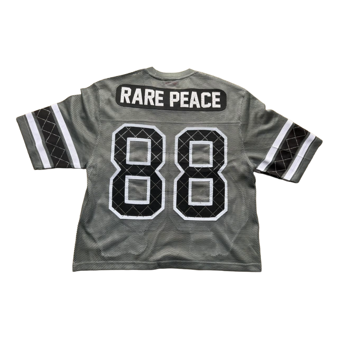 RARE PEACE| MESH JERSEY SHORT SET GREY