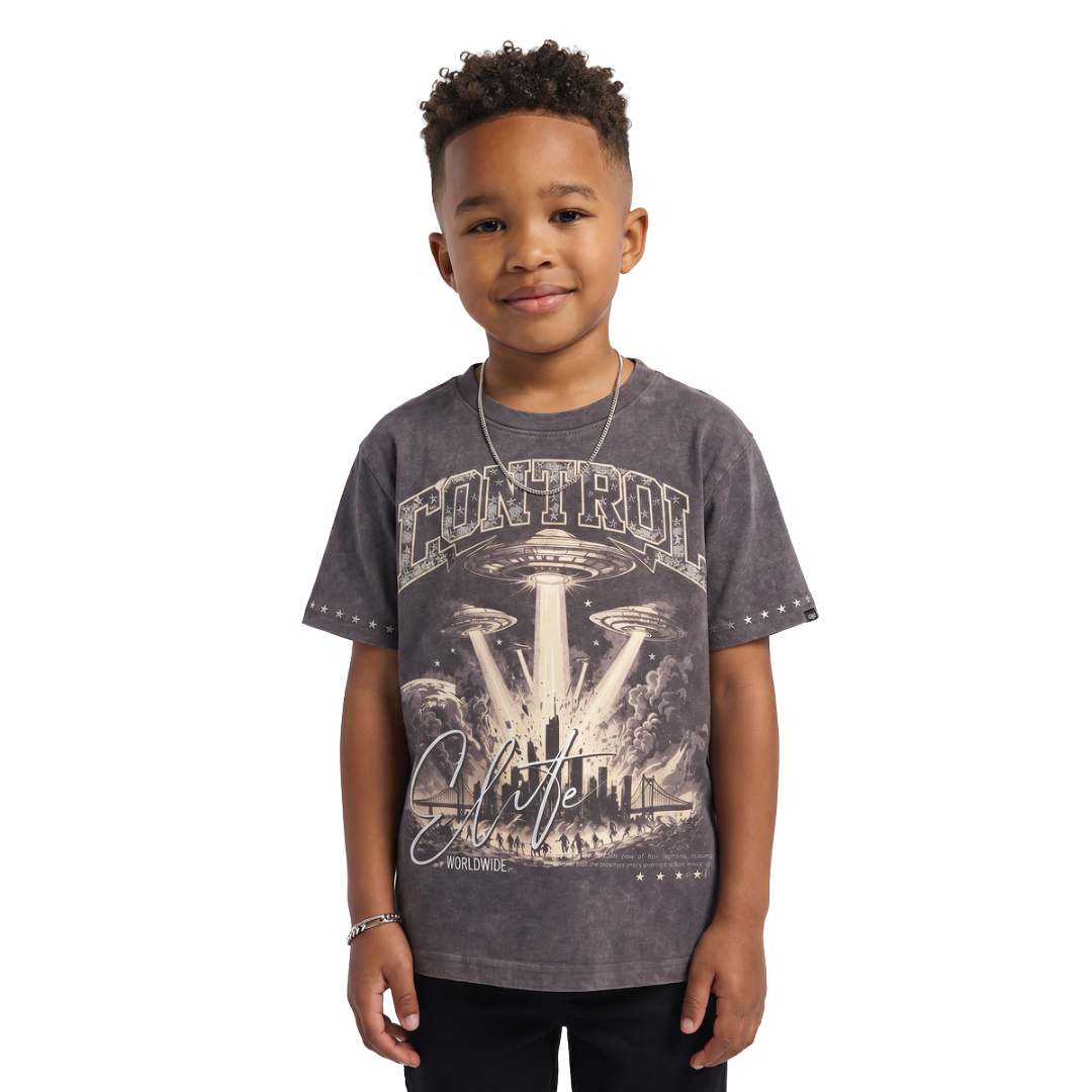 ELITE| KIDS CONTROL EMBELLISHED TEE