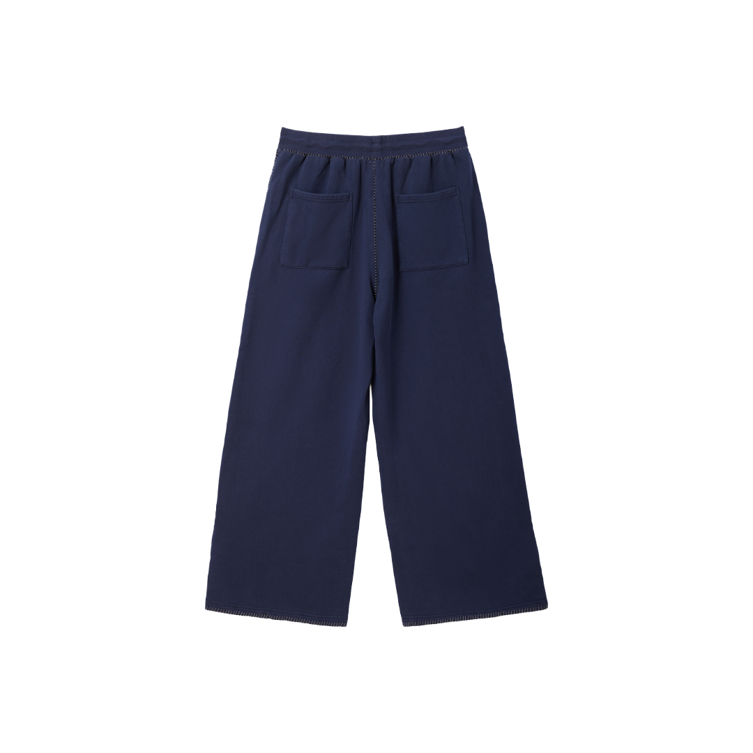 AZVA| BLANKET STITCH SWEATPANTS