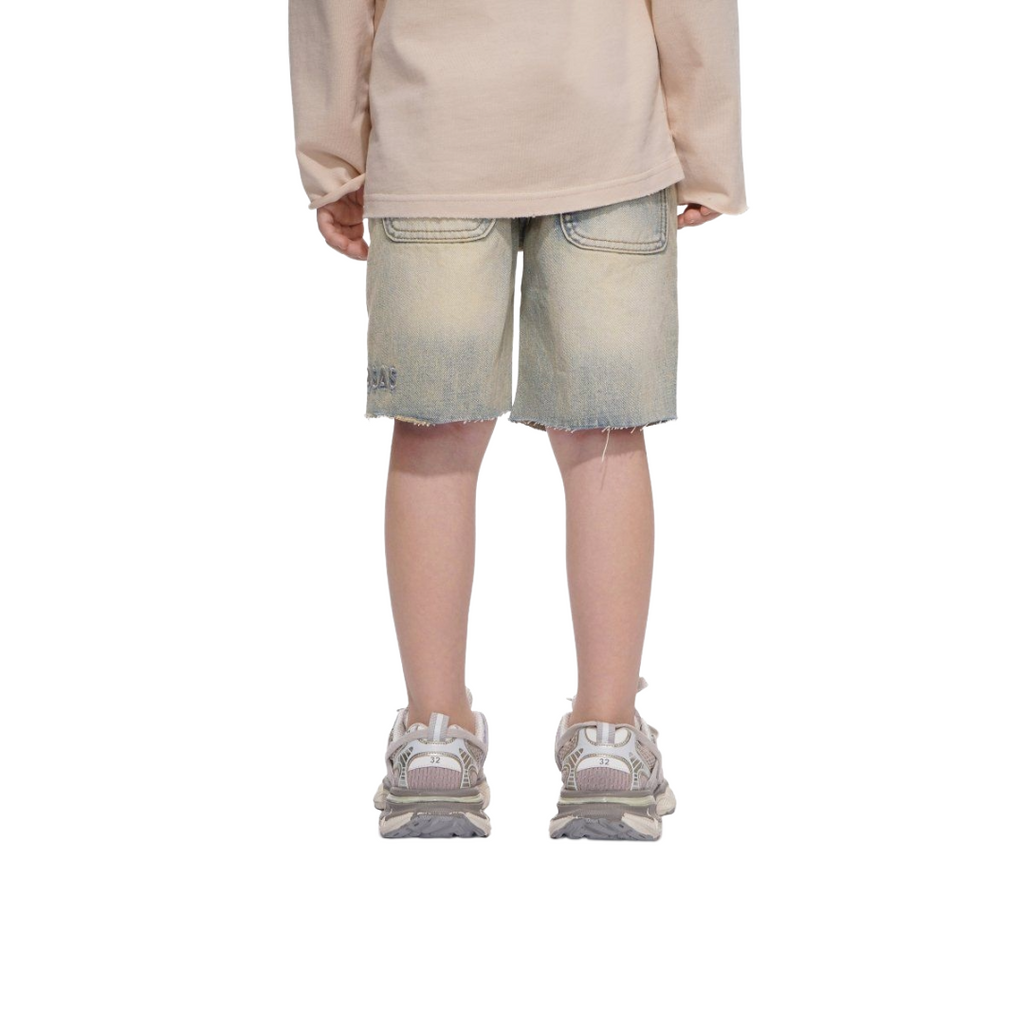 VALABASAS| KIDS VINTAGE WASH DENIM SHORTS