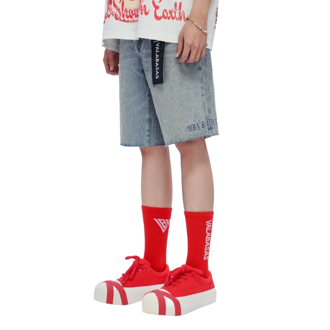 VALABASAS| MR.SHORTS DENIM BLUE SHORTS