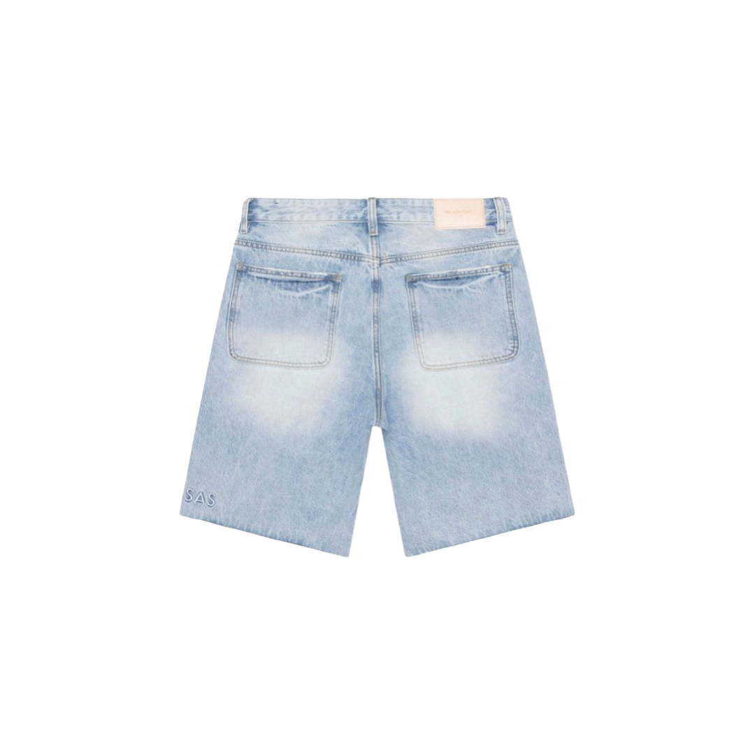 VALABASAS| MR.SHORTS LIGHT WASH DENIM SHORTS