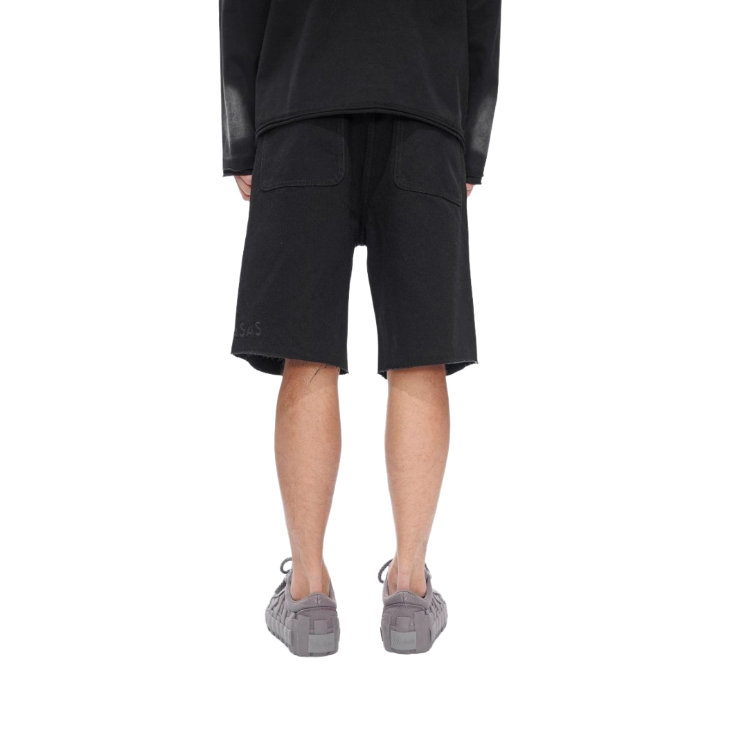 VALABASAS| MR.SHORTS BLACK DENIM SHORTS