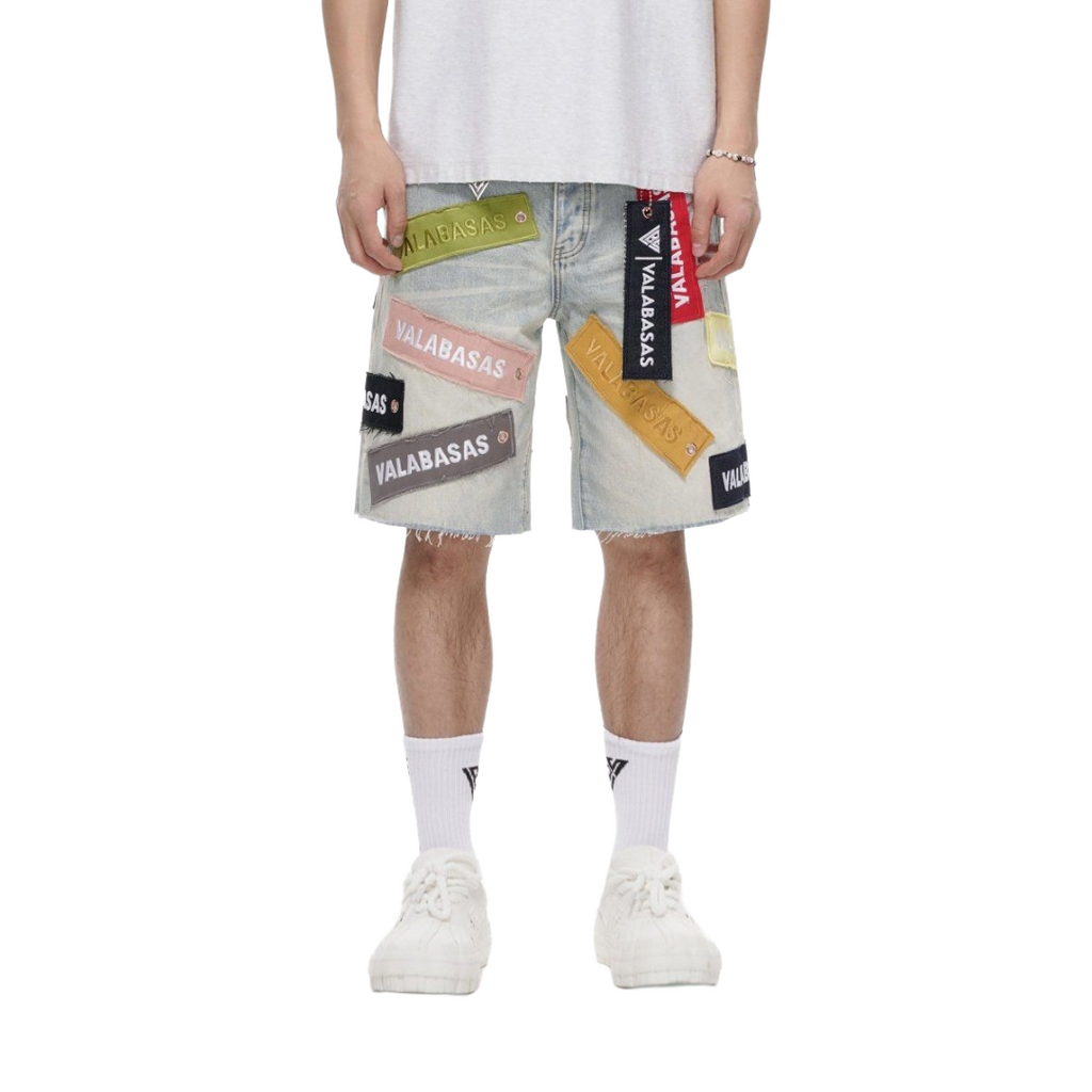 VALABASAS| BANNER DENIM SHORTS LIGHT VINTAGE