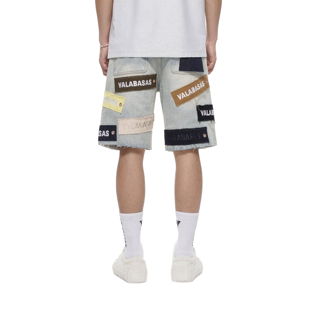 VALABASAS| BANNER DENIM SHORTS LIGHT VINTAGE