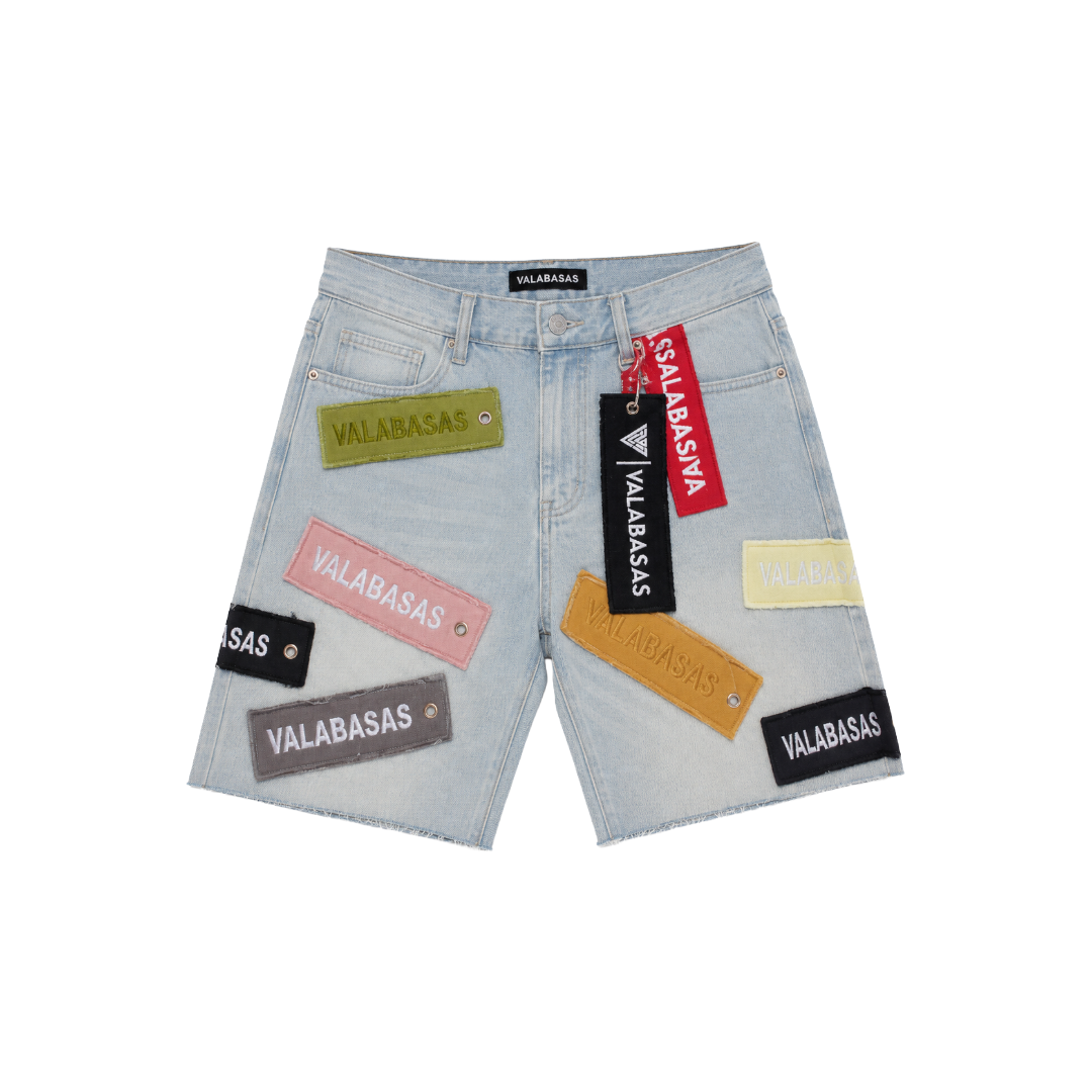 VALABASAS| BANNER DENIM SHORTS LIGHT VINTAGE
