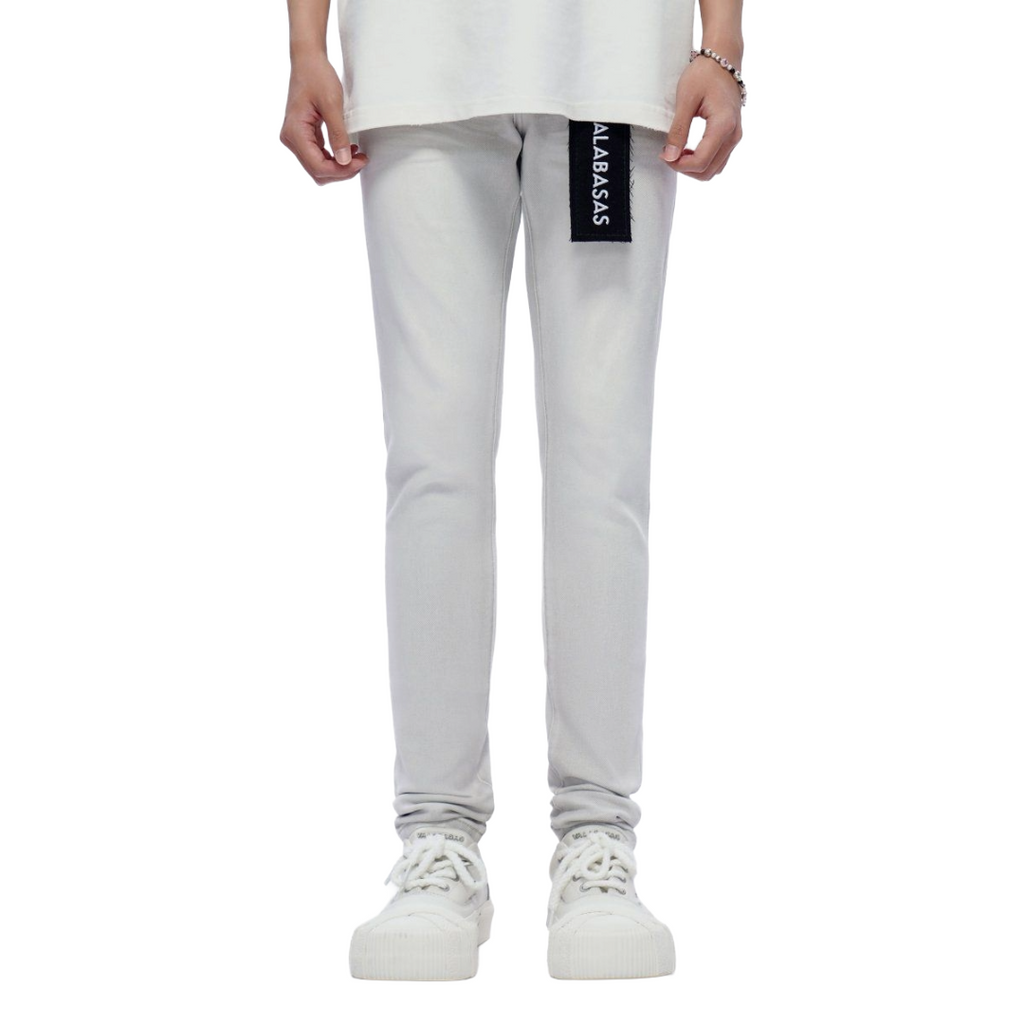 VALABASAS| MR.FLEX SNOW GREY JEAN