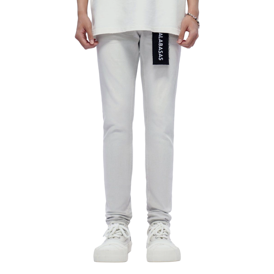 VALABASAS| MR.FLEX SNOW GREY JEAN