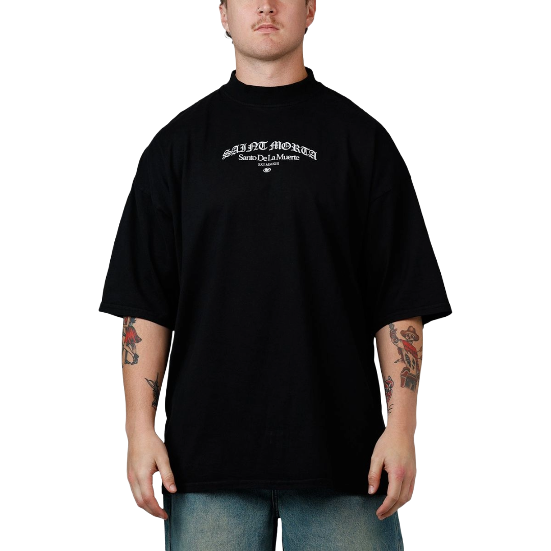 SAINT MORTA| THE CROSS TEE BLACK