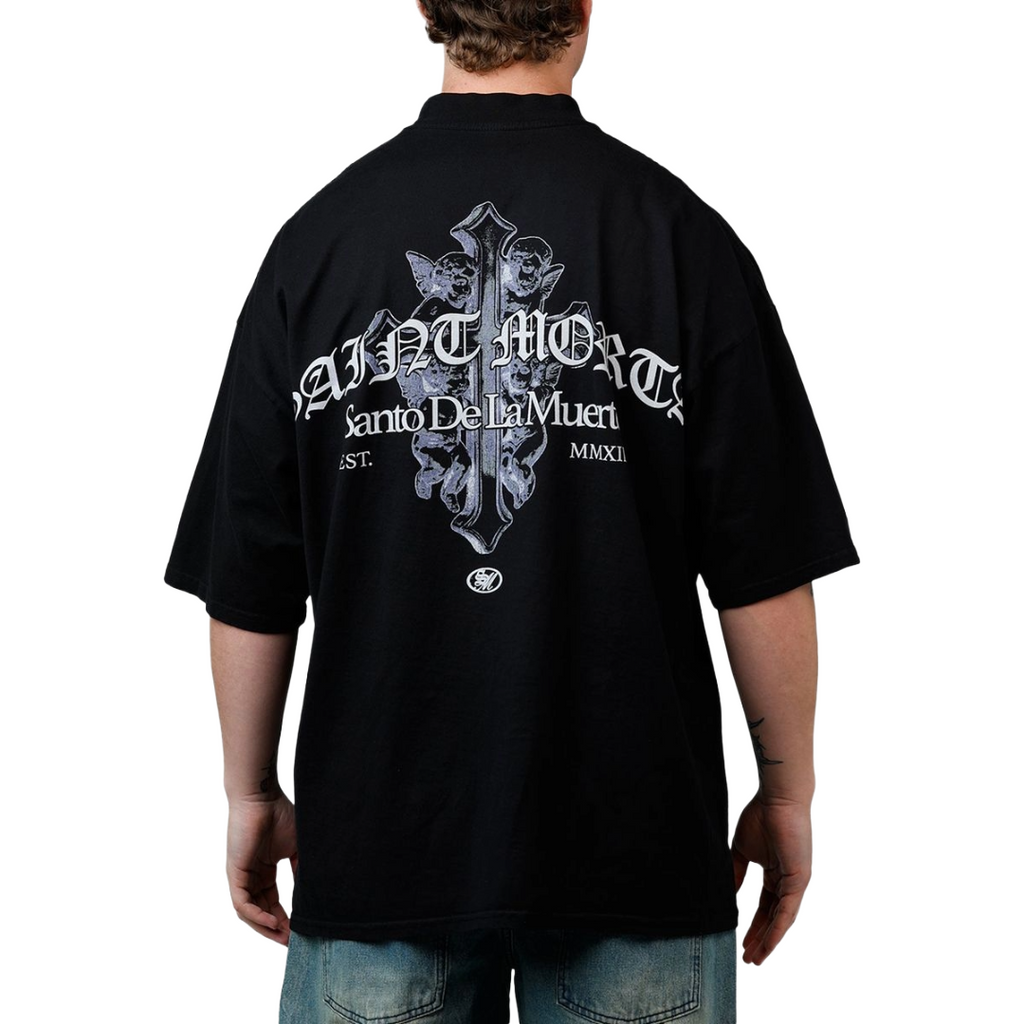 SAINT MORTA| THE CROSS TEE BLACK