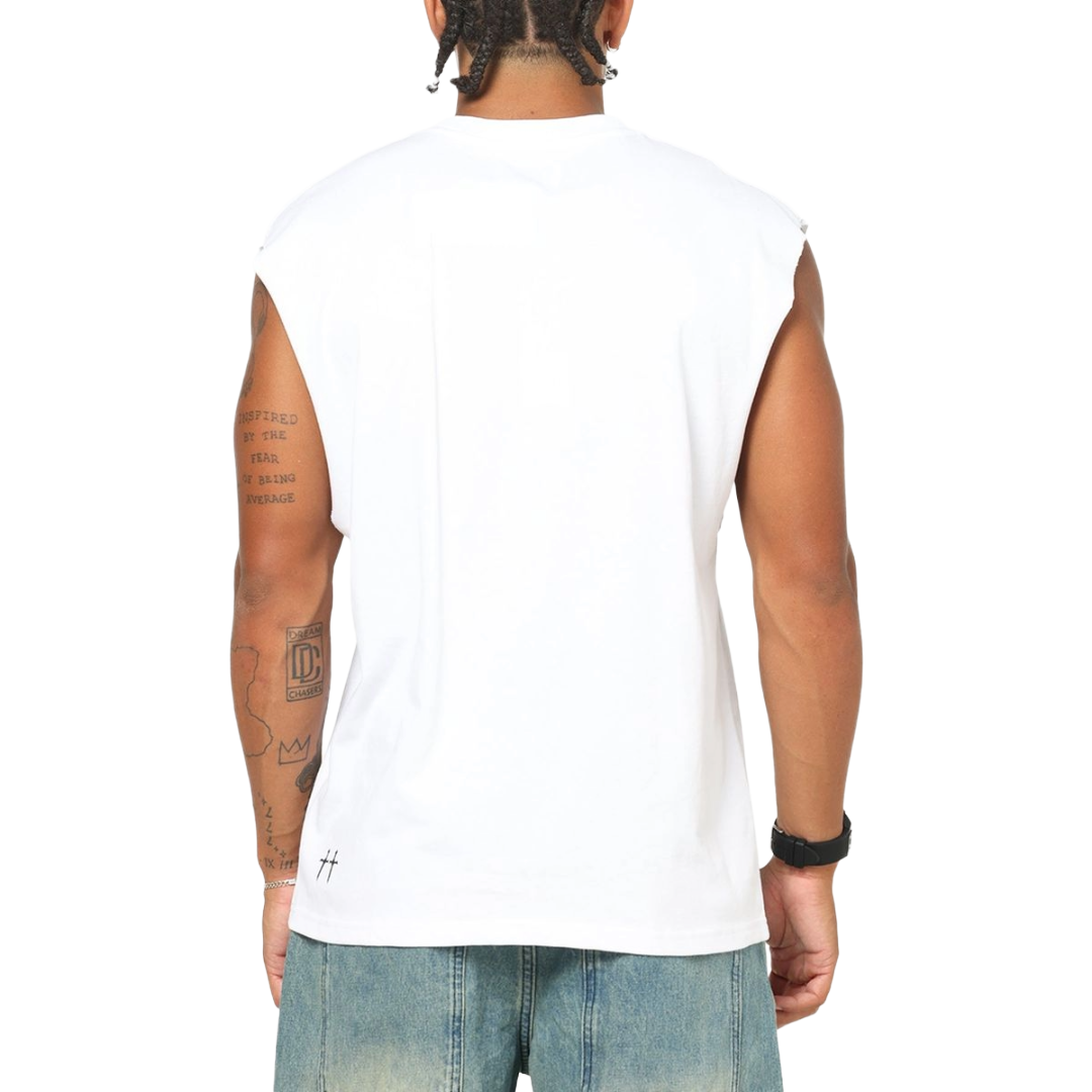 SAINT MORTA| SERENITY MUSCLE TEE WHITE