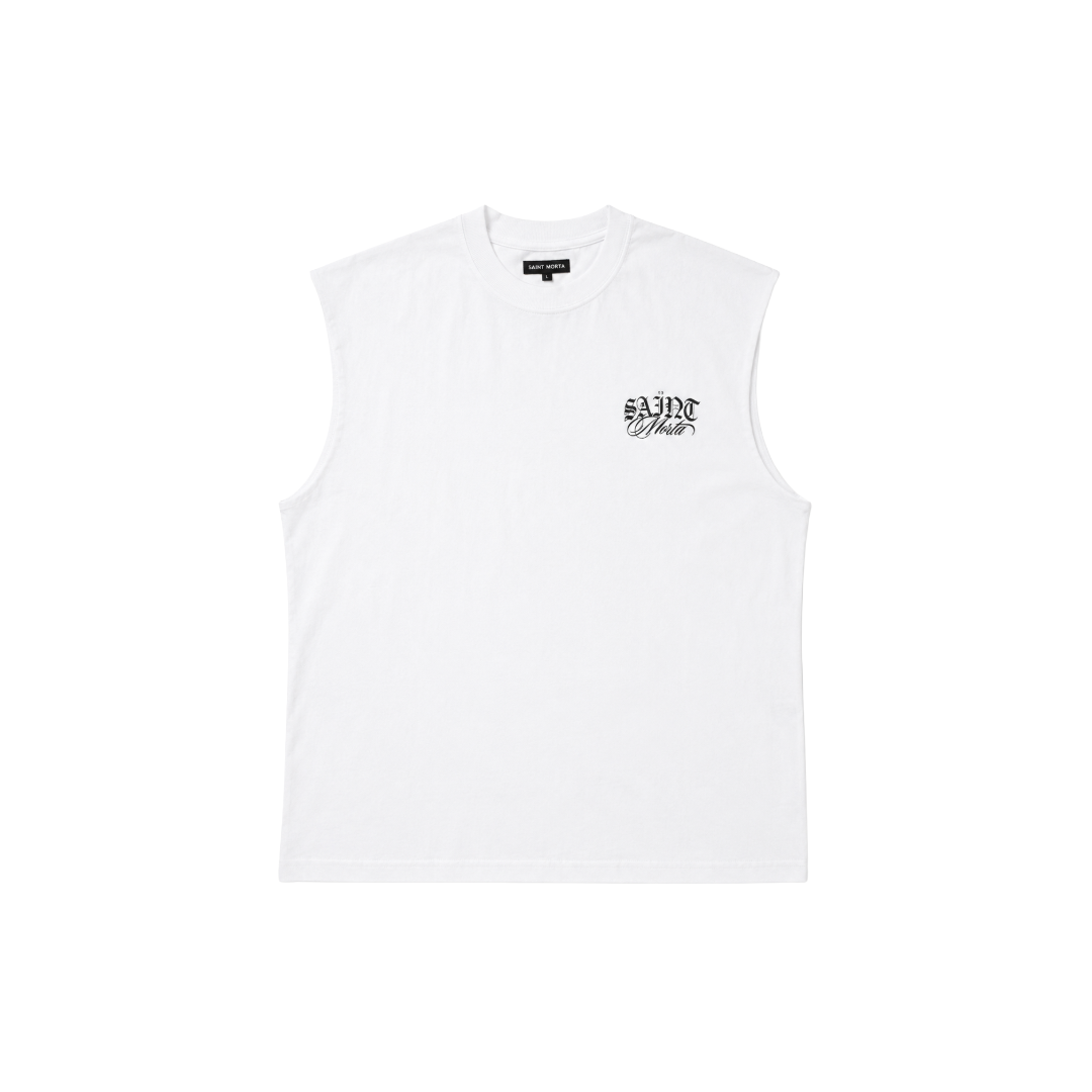 SAINT MORTA| SERENITY MUSCLE TEE WHITE