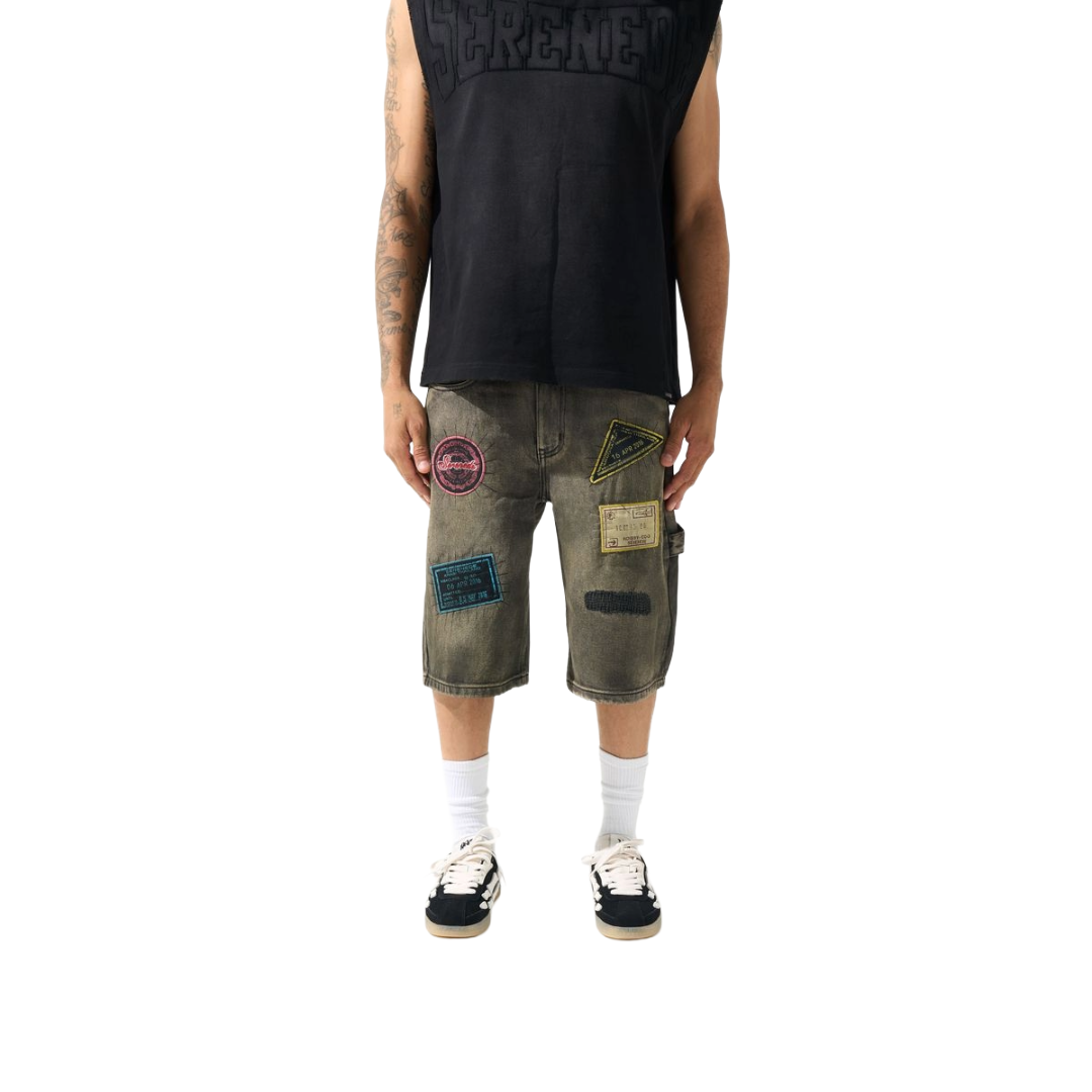 SERENEDE| PASSPORT DENIM SHORTS