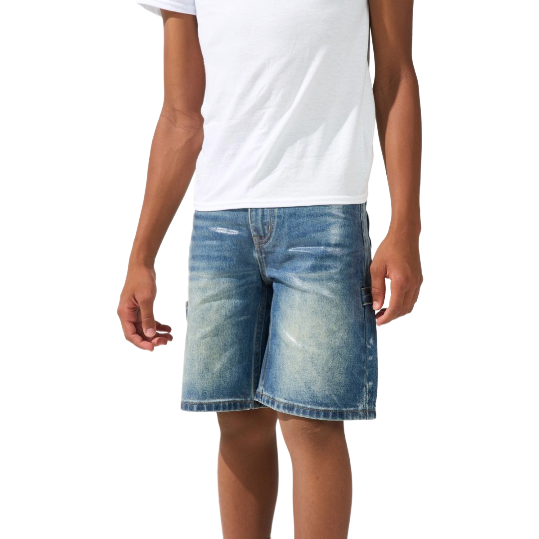 SERENEDE| KIDS SAPPHIRE DENIM SHORTS