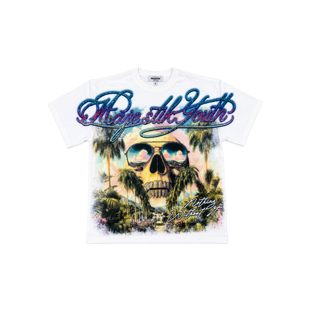 MAJESTIK| PARADISE SKULL TEE