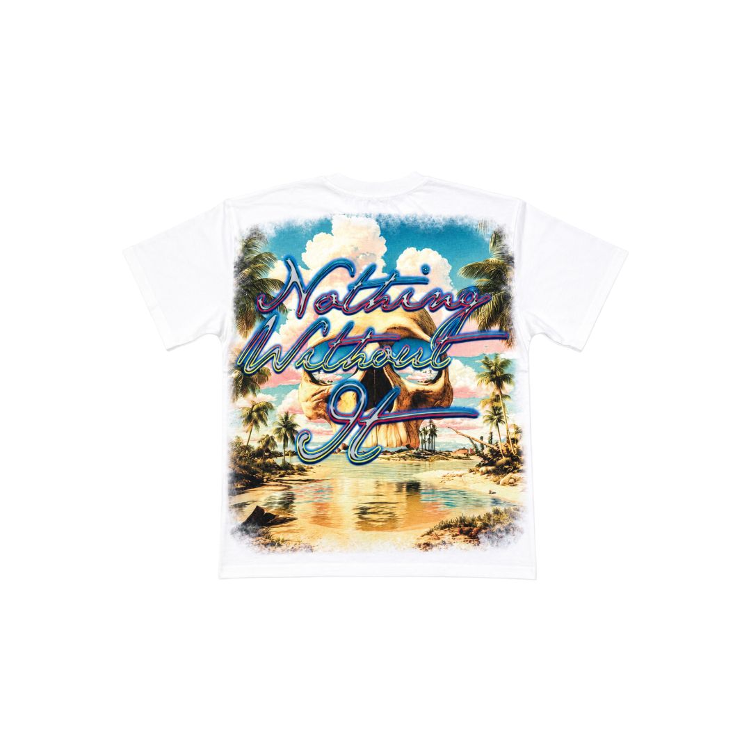 MAJESTIK| PARADISE SKULL TEE
