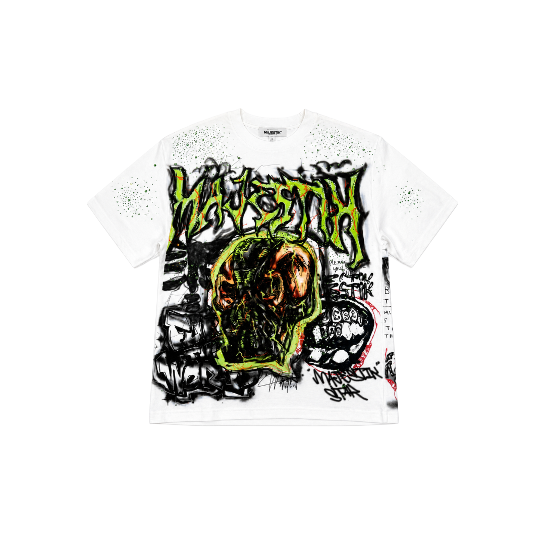 MAJESTIK| TOXIC SKULL TEE
