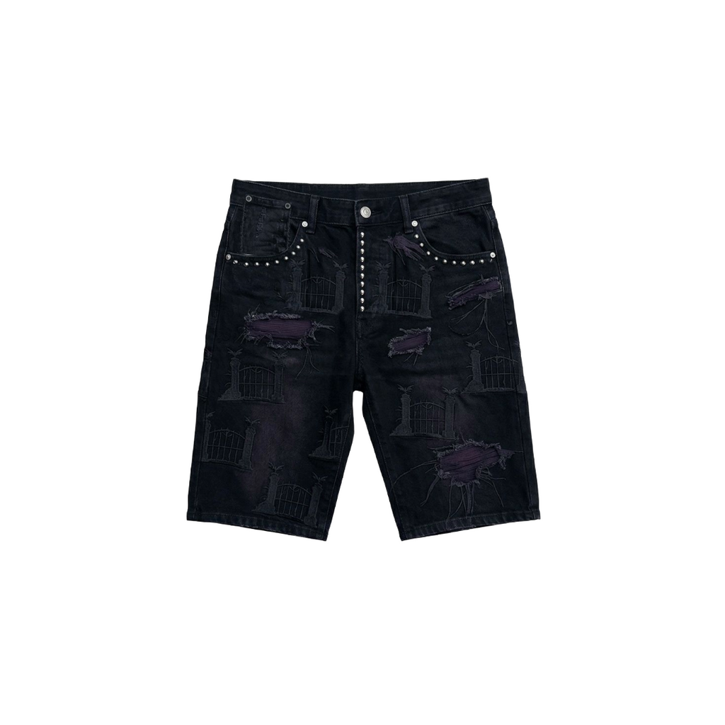 MIDNIGHT BLACK| 010 BATGATE DENIM SHORT