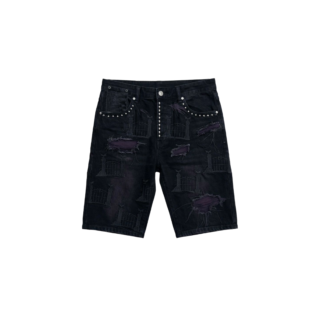 MIDNIGHT BLACK| 010 BATGATE DENIM SHORT