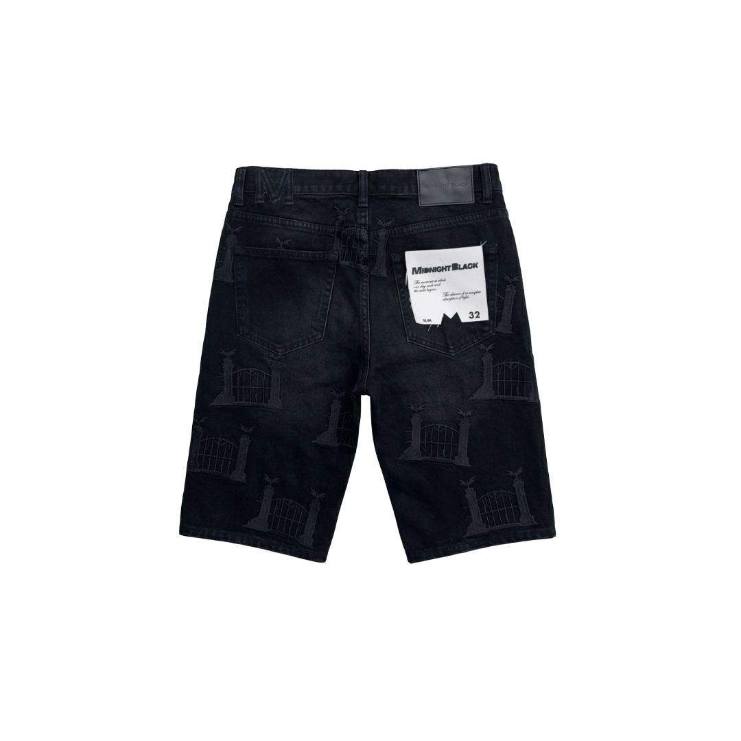 MIDNIGHT BLACK| 010 BATGATE DENIM SHORT