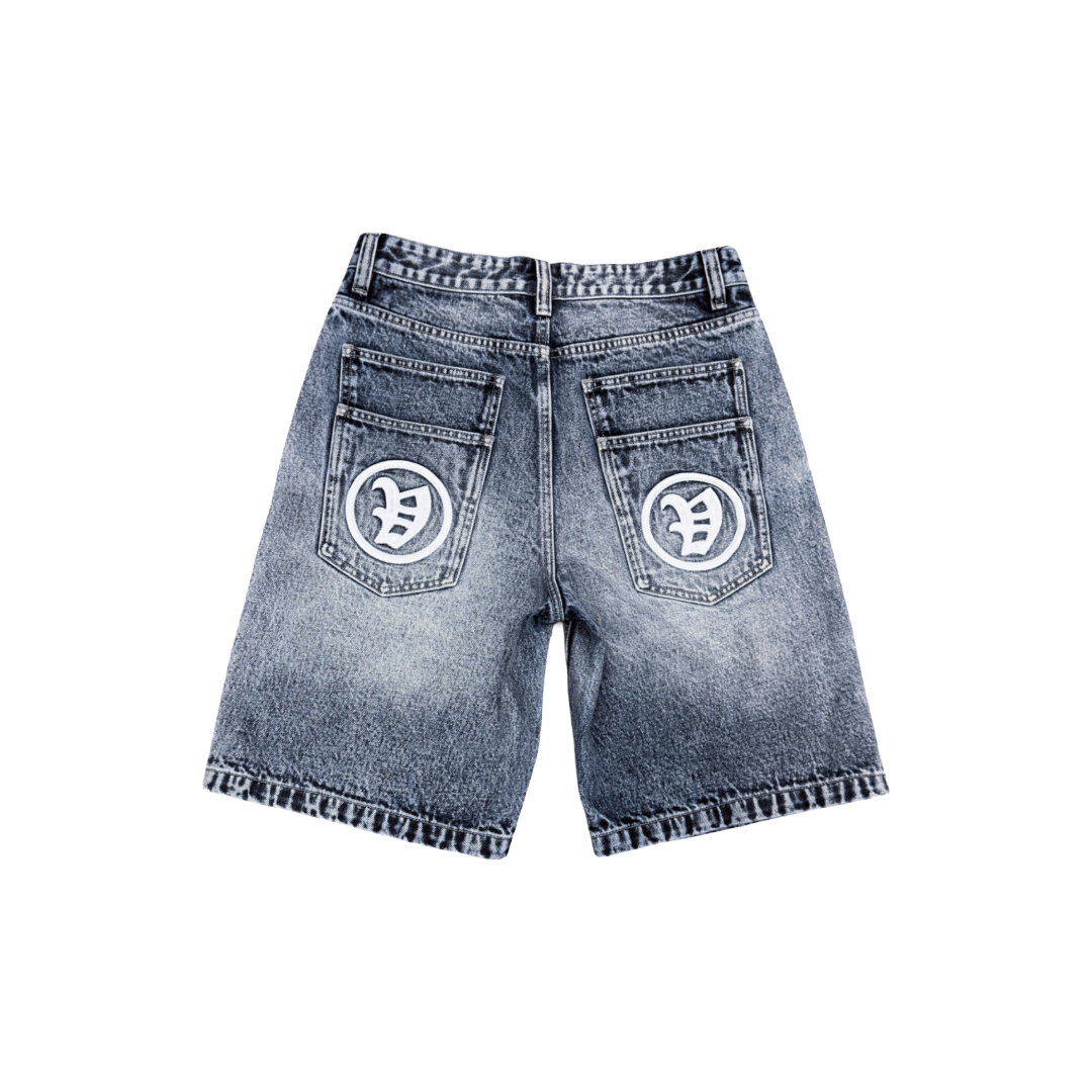 VTILTED| FORMULA BLUE DENIM SHORTS