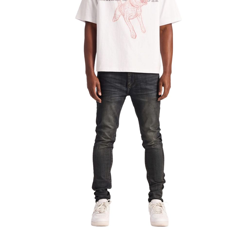 EMBELLISH| DAVID SKINNY MEDIUM BLUE JEAN