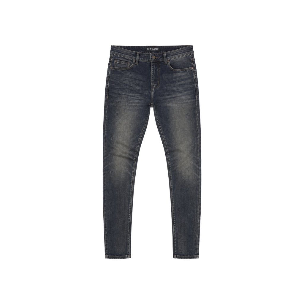 EMBELLISH| DAVID SKINNY MEDIUM BLUE JEAN
