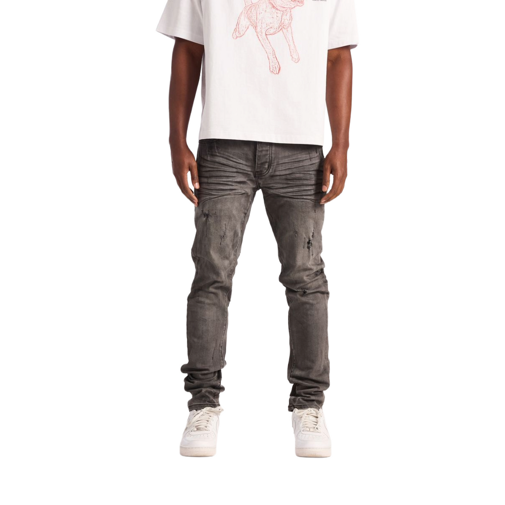 EMBELLISH| DAVID SKINNY GREY WASHED JEAN