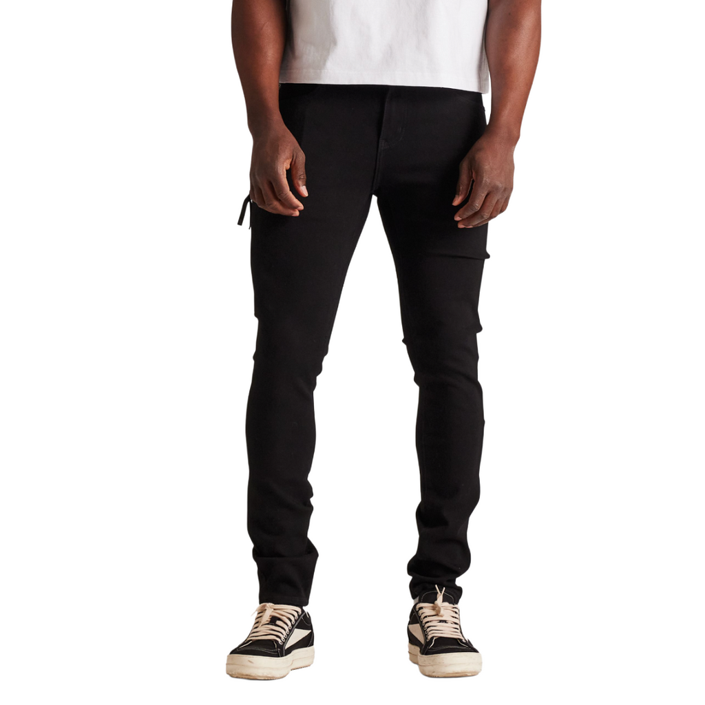 EMBELLISH| DAVID SKINNY BLACK DENIM