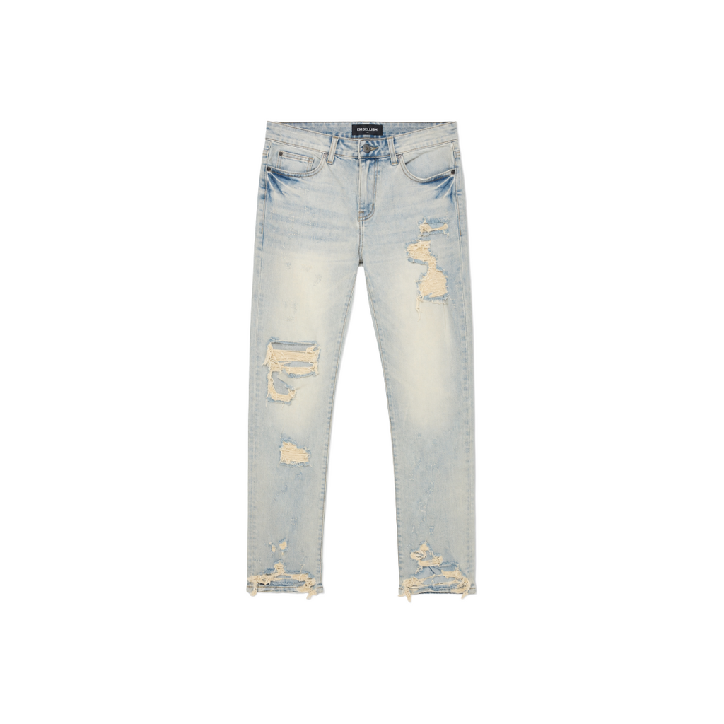 EMBELLISH| SPENCER LIGHT BLUE STRAIGHT DENIM