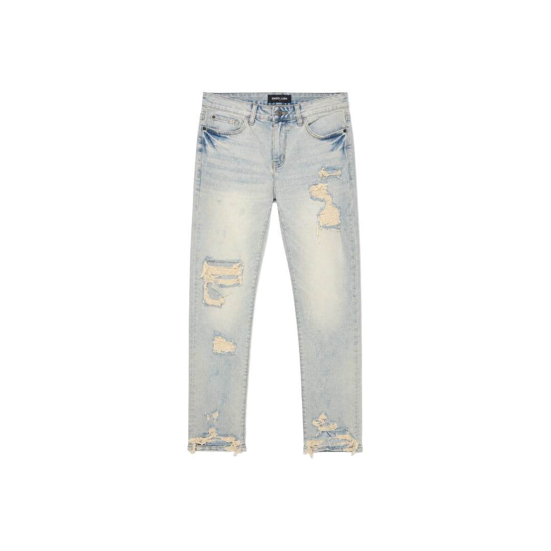 EMBELLISH| SPENCER LIGHT BLUE STRAIGHT DENIM