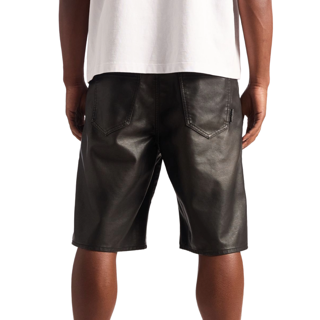 EMBELLISH| MIDNIGHT LEATHER SHORT