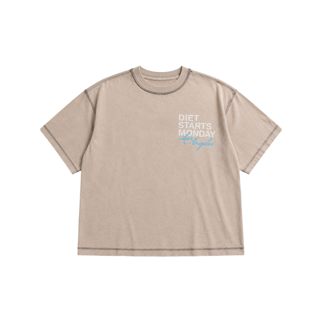 DSM| LA TEE WASHED GREY