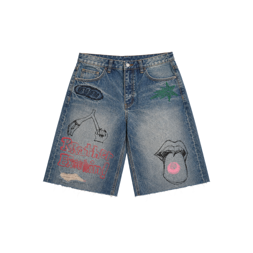DSM| DOODLE DENIM SHORTS