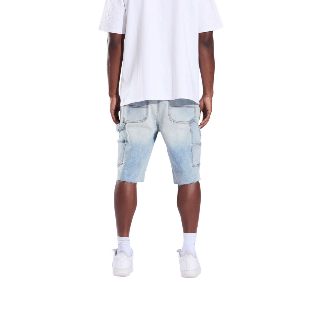 CRYSP| LOTUS LIGHT BLUE DENIM SHORTS