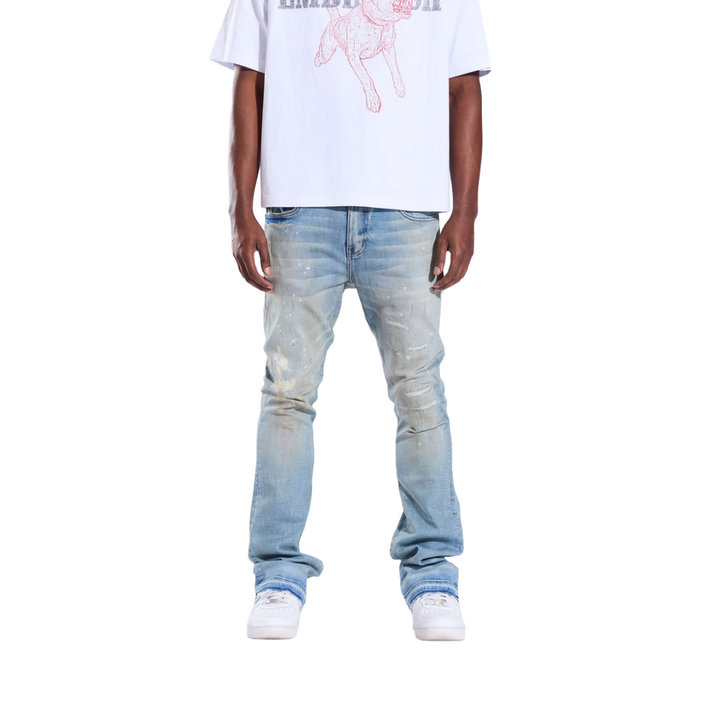 CRYSP| ARCH FLARE LIGHT BLUE DENIM