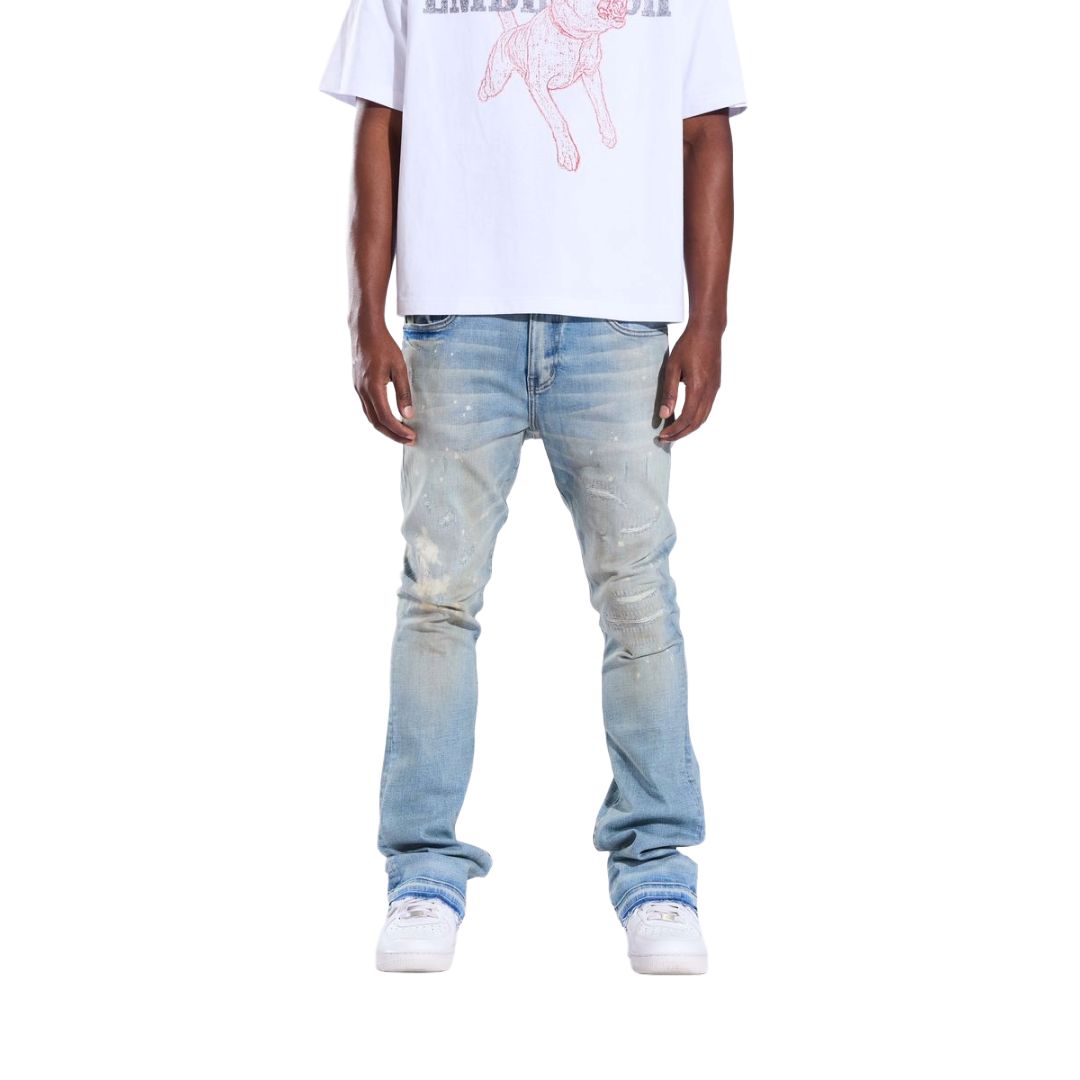 CRYSP| ARCH FLARE LIGHT BLUE DENIM