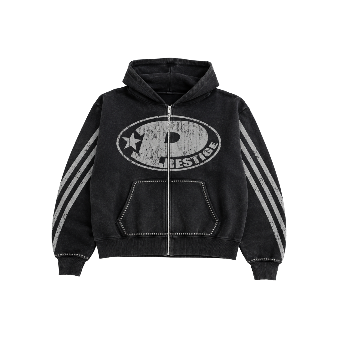 PRESTIGE P LOGO RHINESTONE HOODIE